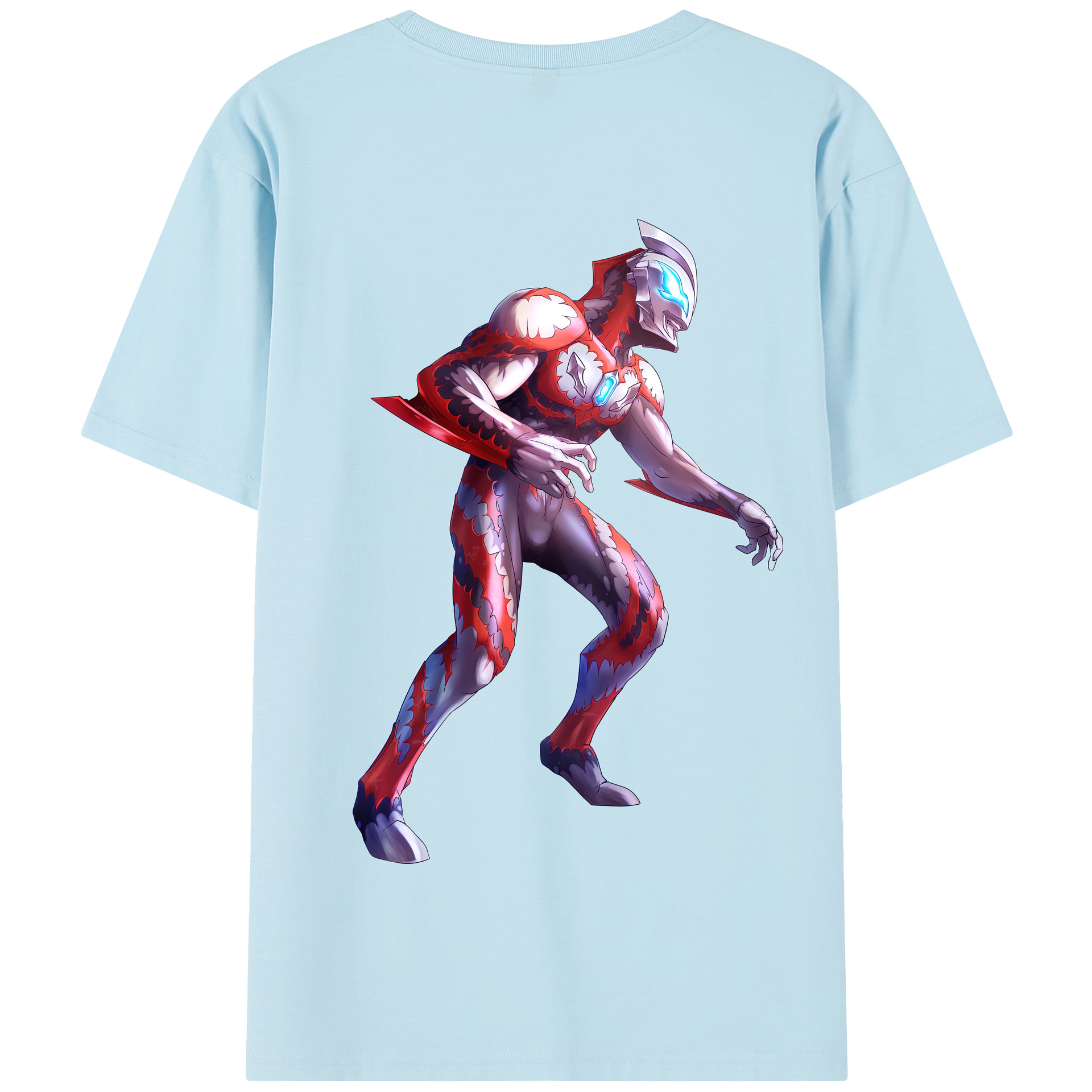（画像用） ウルトラマン Ultraman 綿100％半袖Tシャツ（背面プリント）